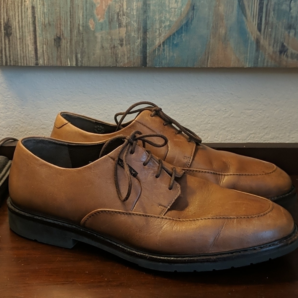 Men's MEPHISTO Goodyear Welt Lace Up Leather Shoes